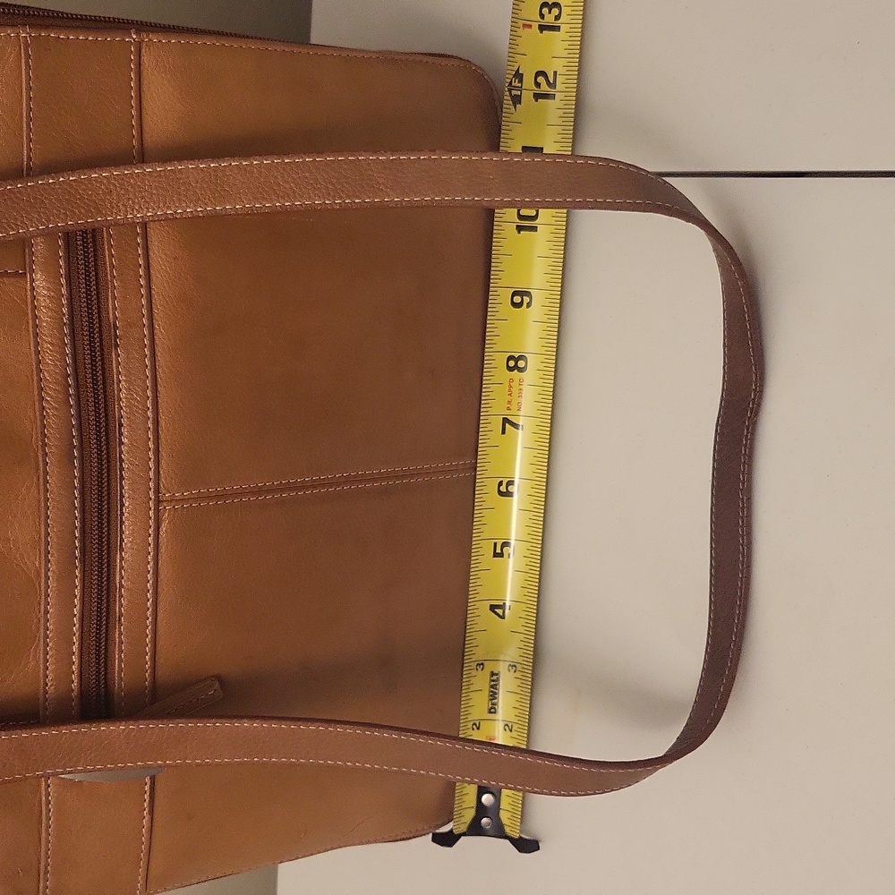 Tignanello Brown / Tan Shoulder Purse - Picture 7 of 10